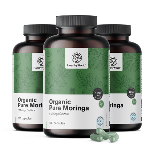 BIO Moringa v kapsulah 1650 mg